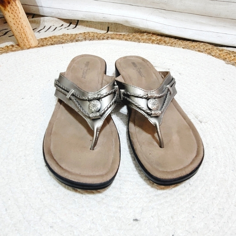Minnetonka Silverthorne 360 Sandals, sz 10